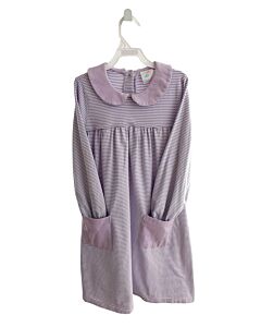 STITCHY FISH  LAVENDER  STRIPED  KNIT DRESS