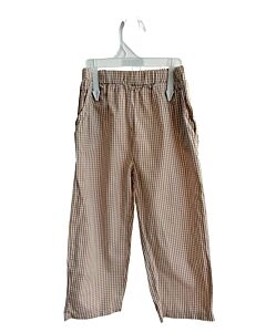 STITCHY FISH  BROWN  GINGHAM  PANTS