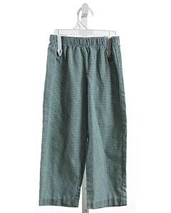 VIVE LA FETE  GREEN  GINGHAM  PANTS