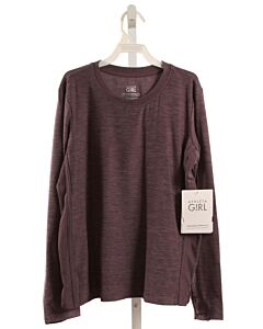 ATHLETA GIRL  PURPLE    KNIT LS SHIRT