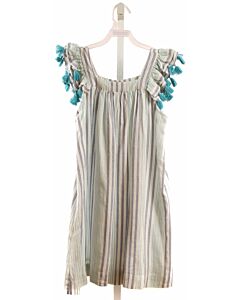 ROBERTA ROLLER RABBIT  BLUE  STRIPED  DRESS