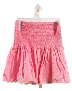 LITTLE OLIN  PINK SEERSUCKER  SMOCKED SKIRT
