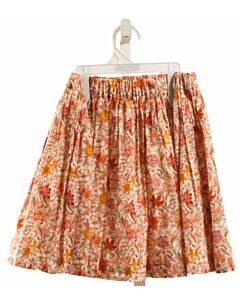 J. CREW  ORANGE  FLORAL  SKIRT