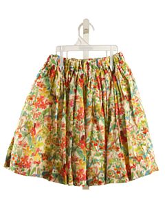 BONPOINT  GREEN  FLORAL  SKIRT