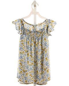 HAYDEN GIRLS  YELLOW  FLORAL  SLEEVELESS SHIRT