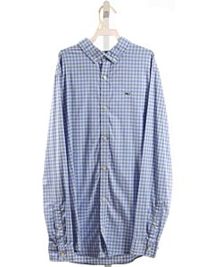 VINEYARD VINES  BLUE  GINGHAM  DRESS SHIRT