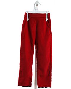 BELLA BLISS  RED CORDUROY   PANTS WITH RIC RAC