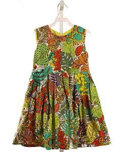 BIJOU SAUVAGE CLOTHIER  GREEN  PRINT  DRESS