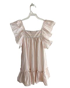 LITTLE LOUANNE  PINK  STRIPED  DRESS