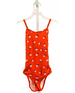 HANNA ANDERSSON  ORANGE  POLKA DOT  1-PIECE SWIMSUIT