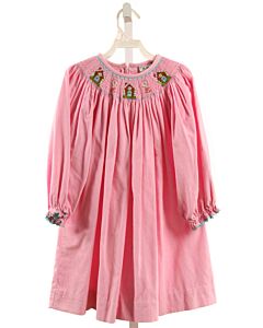 SHRIMP & GRITS  PINK CORDUROY  SMOCKED DRESS