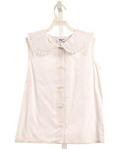 BEAUX ET BELLES  WHITE    SLEEVELESS SHIRT