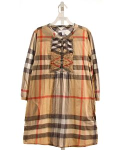 BURBERRY  BROWN  PLAID  DRESS