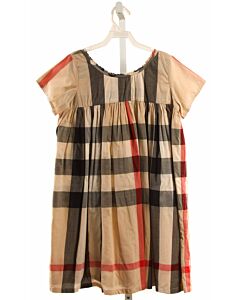 BURBERRY  BROWN  PLAID  DRESS
