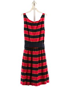 POLO BY RALPH LAUREN  HOT PINK  STRIPED  PARTY DRESS