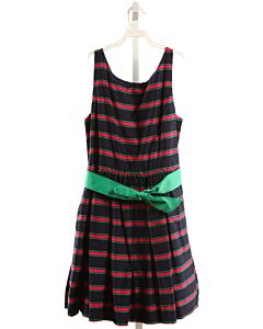 RALPH LAUREN  NAVY  STRIPED  PARTY DRESS