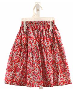 KATE & LIBBY  RED  FLORAL  SKIRT