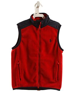 POLO BY RALPH LAUREN  RED FLEECE   VEST