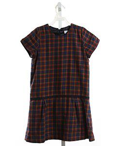 BABY CZ  NAVY  PLAID  DRESS