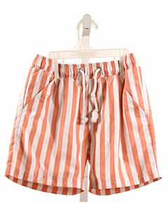 ROSIE BEACH  ORANGE  STRIPED  SWIM TRUNKS