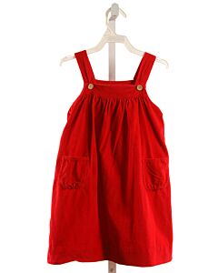 LITTLE ENGLISH  RED CORDUROY   DRESS