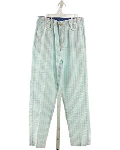 J. BAILEY  MINT SEERSUCKER STRIPED  PANTS