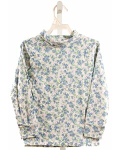 EYELET & IVY  BLUE  FLORAL  KNIT LS SHIRT