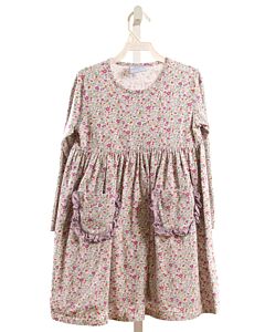 EYELET & IVY  PURPLE  FLORAL  KNIT DRESS