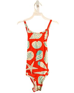 HANNA ANDERSSON  RED  PRINT  1-PIECE SWIMSUIT