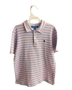 J. BAILEY  PINK  STRIPED  KNIT SS SHIRT