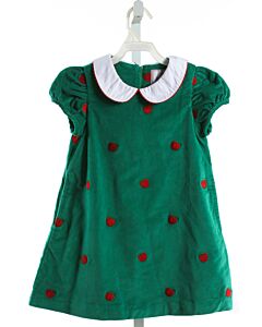 CPC  GREEN CORDUROY  EMBROIDERED DRESS