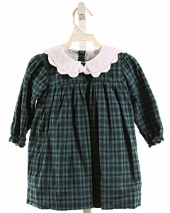 CECIL & LOU  GREEN  PLAID  DRESS
