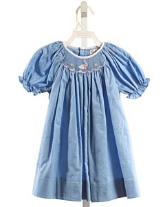 PETIT POMME  BLUE   SMOCKED DRESS