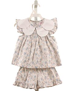 STITCHY FISH  LT BLUE  FLORAL  2-PIECE OUTFIT