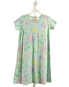 THE BEAUFORT BONNET COMPANY  MINT  FLORAL  KNIT DRESS