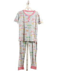 THE BEAUFORT BONNET COMPANY  LT BLUE  PRINT  LOUNGEWEAR