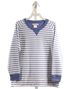 THE BEAUFORT BONNET COMPANY  BLUE  STRIPED  PULLOVER