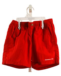 PROPERLY TIED  RED    SHORTS