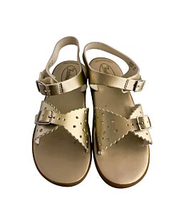 FOOTMATES GOLD SANDALS  *EUC SIZE CHILD 3