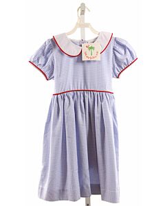 SHRIMP & GRITS  LT BLUE  GINGHAM  DRESS