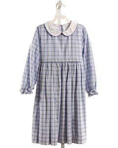 BELLA BLISS  LT BLUE  PLAID  DRESS