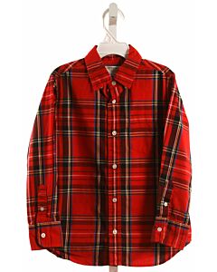 CREWCUTS RED PLAID DRESS SHIRT