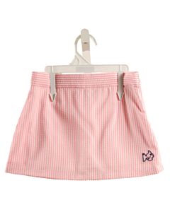 PRODOH  PINK SEERSUCKER STRIPED  SKORT