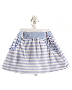 LUIGI LT BLUE STRIPED SKORT