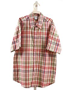 MARY & GRACE  MULTI-COLOR  PLAID  DRESS SHIRT