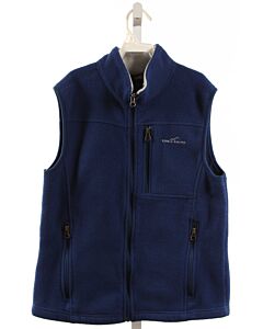 EDDIE BAUER  NAVY FLEECE   VEST