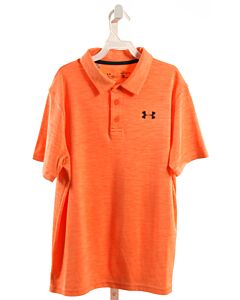UNDER ARMOUR  ORANGE    KNIT SS SHIRT