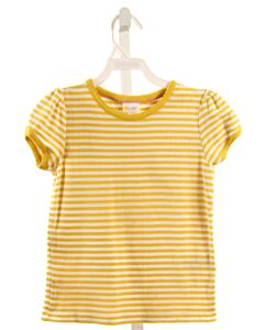 MINI BODEN  YELLOW KNIT STRIPED  KNIT SS SHIRT