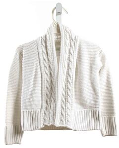 GARNET HILL  WHITE    CARDIGAN