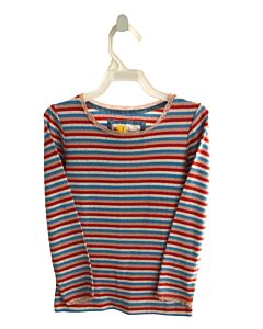 MINI BODEN  RED  STRIPED  KNIT LS SHIRT